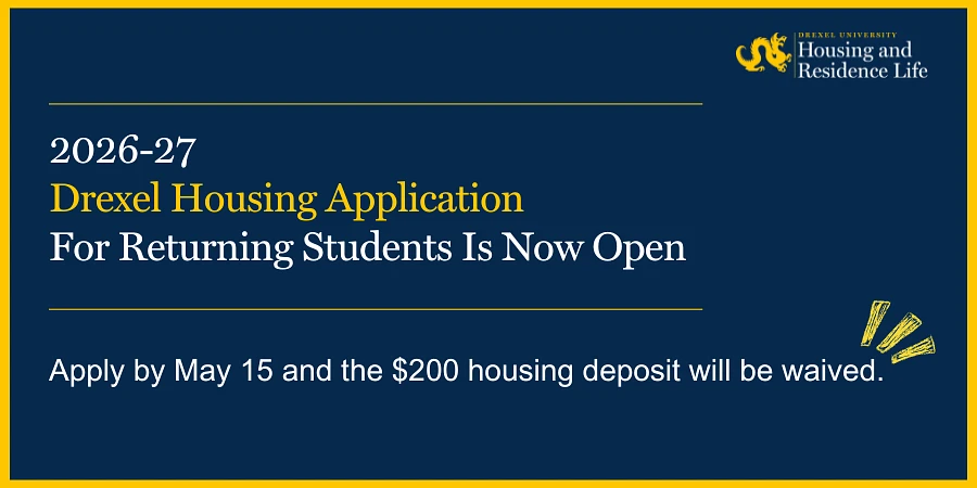 The 2026-27 Housing Application | The Drexel University Family Portal