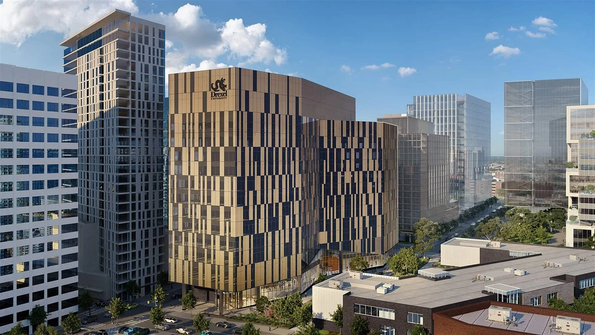 View of Health Sciences Building in University City